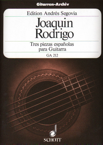 RODRIGO Joaquin (1901- 2000  Espa�a)<br><br>Tres piezas espa�olas